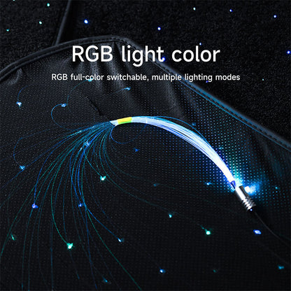 Car Led Atmosphere Lamp Starry RGB Car Luminous Foot Mat